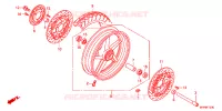 ROUE AVANT pour Honda CB 1300 SUPER FOUR ABS de 2012