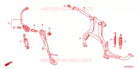 BEQUILLE pour Honda CB 1300 SUPER FOUR ABS de 2012