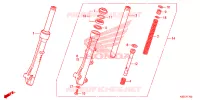 FOURCHE pour Honda SCOOPY 110 de 2020