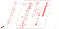 FOURCHE pour Honda SCOOPY 110 de 2021