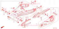 BRAS OSCILLANT pour Honda CR 650 R E-CLUTCH de 2024