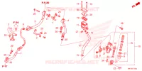 MAITRE CYLINDRE DE FREIN ARRIERE pour Honda CR 650 R E-CLUTCH de 2024