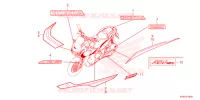 AUTOCOLLANTS pour Honda ADV 150 ABS de 2021