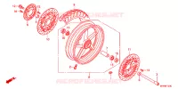 ROUE AVANT pour Honda CB 1300 SUPER FOUR de 2012