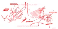 AUTOCOLLANTS pour Honda SCOOPY 110 de 2014