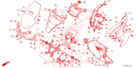 CARENAGE AVANT pour Honda ADV 160 de 2024