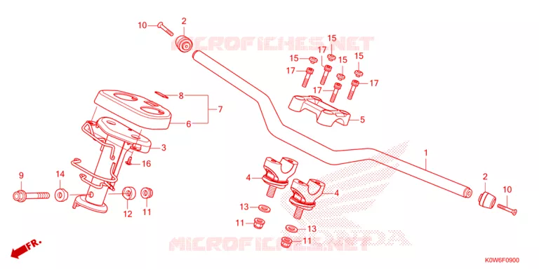 GUIDON - CARENAGE Honda SCOOTER 160 ADV 2025  ADV160AS_MA