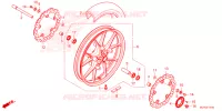 ROUE AVANT pour Honda NX 500 de 2024