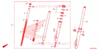FOURCHE pour Honda CRF 110 de 2025
