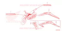 AUTOCOLLANTS pour Honda CRF 125 F de 2025