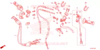 LEVIER DE GUIDON   CABLE   COMMODO pour Honda CRF 150 R BIG WHEELS de 2025