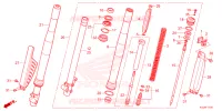 FOURCHE pour Honda CRF 150 R de 2025