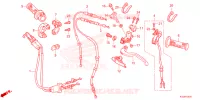LEVIER DE GUIDON   CABLE   COMMODO pour Honda CRF 150 R de 2025