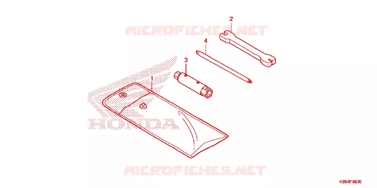 OUTIL Honda MOTO 250 CRF 2025  CRF250FS
