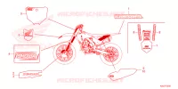 AUTOCOLLANTS pour Honda CRF 250 R de 2025