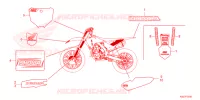 AUTOCOLLANTS pour Honda CRF 250 RX de 2025