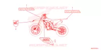 AUTOCOLLANTS pour Honda CRF 450 R de 2025