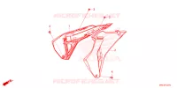 OUIES DE RADIATEUR pour Honda CRF 450 R de 2025