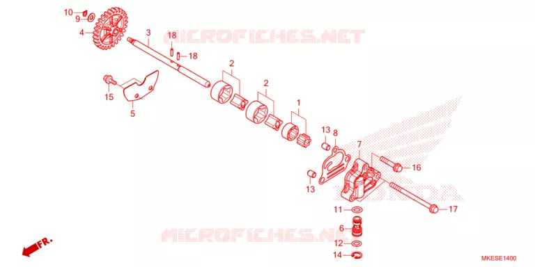 POMPE A HUILE Honda MOTO 450 CRF 2025  CRF450RWES