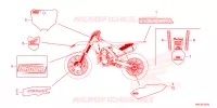AUTOCOLLANTS pour Honda CRF 450 RX ENDURO de 2025