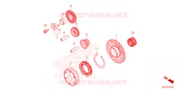EMBRAYAGE pour Honda CRF 450 RX ENDURO de 2025