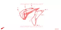 OUIES DE RADIATEUR pour Honda CRF 450 RX ENDURO de 2025