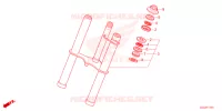 FOURCHE pour Honda CRF 50 de 2025