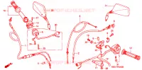 COMMODO   LEVIER   CABLE pour Honda NSR 125 R de 1996
