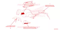 AUTOCOLLANTS pour Honda MSX 125 SPECIAL de 2024