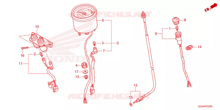 COMPTEUR Honda SCOOTER 50 RUCKUS 2025  NPS50S