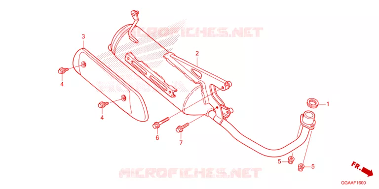 SILENCIEUX D'ECHAPPEMENT Honda SCOOTER 50 RUCKUS 2025  NPS50S