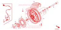 ROUE AVANT pour Honda FORZA 300 ABS de 2016