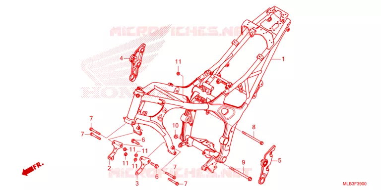 CADRE Honda MOTO 750 HORNET 2024  CB750AP