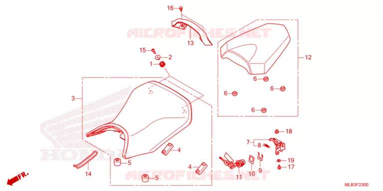 SELLE Honda MOTO 750 HORNET 2024  CB750AP