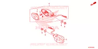 CLIGNOTANT ARRIERE pour Honda DASH 125 de 2022