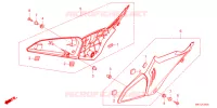 COUVERCLES LATERAUX pour Honda CB 650 R de 2024