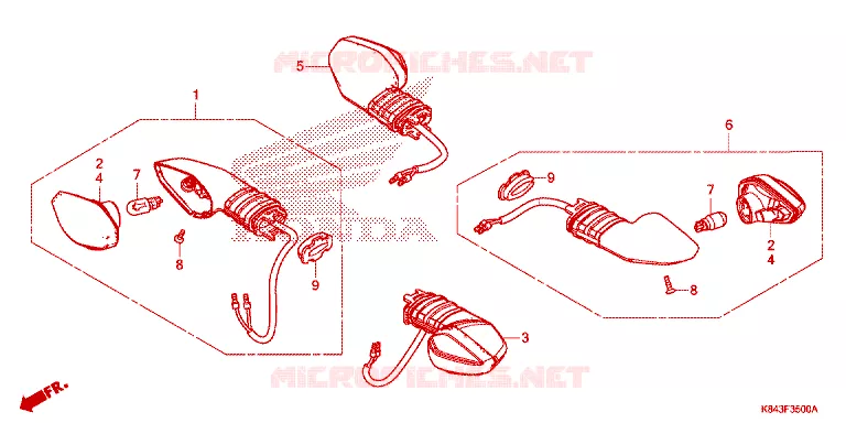 CLIGNOTANT Honda MOTO 150 CRF 2021  CRF150LL