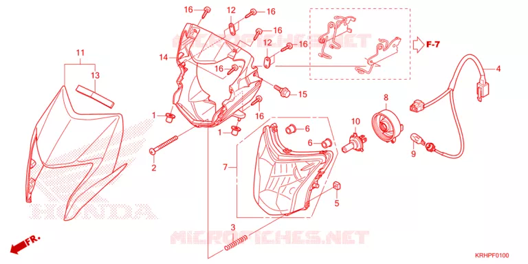 PHARE Honda MOTO 150 XR 2024  XR150LEKP