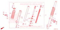 FOURCHE pour Honda XR 150 L de 2024