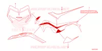 AUTOCOLLANTS pour Honda CRF 150 L de 2024
