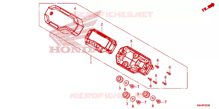 COMPTEUR Honda MOTO 150 CRF 2024  CRF150LN