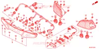 FEUX ARRIERE pour Honda GL 1800 GOLD WING ABS NAVI AIRBAG de 2014
