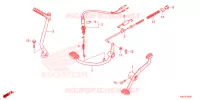 PEDALE   KICK pour Honda WAVE 110 RSX, front drum, spoked wheels de 2023