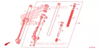 FOURCHE pour Honda AIRBLADE 150 de 2021
