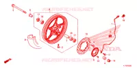 ROUE AVANT pour Honda AIRBLADE 150 de 2021