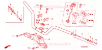 GUIDON pour Honda CG 125 FAN de 2010