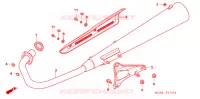 SILENCIEUX D'ECHAPPEMENT pour Honda CG 125 FAN de 2010