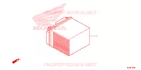 BATTERIE pour Honda SH 150 D SPECIAL de 2013