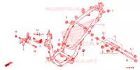 CADRE pour Honda SH 150 D SPECIAL de 2013