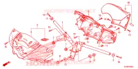 GUIDON   CARENAGE pour Honda SH 150 D SPECIAL de 2013